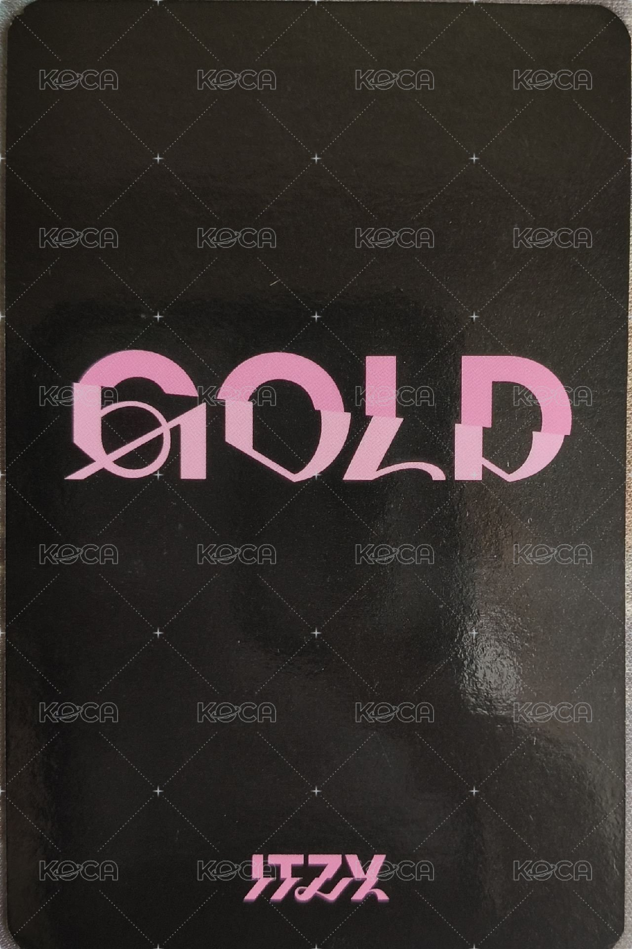 GOLD 迷九 mp 預售 特典卡 團卡 背面