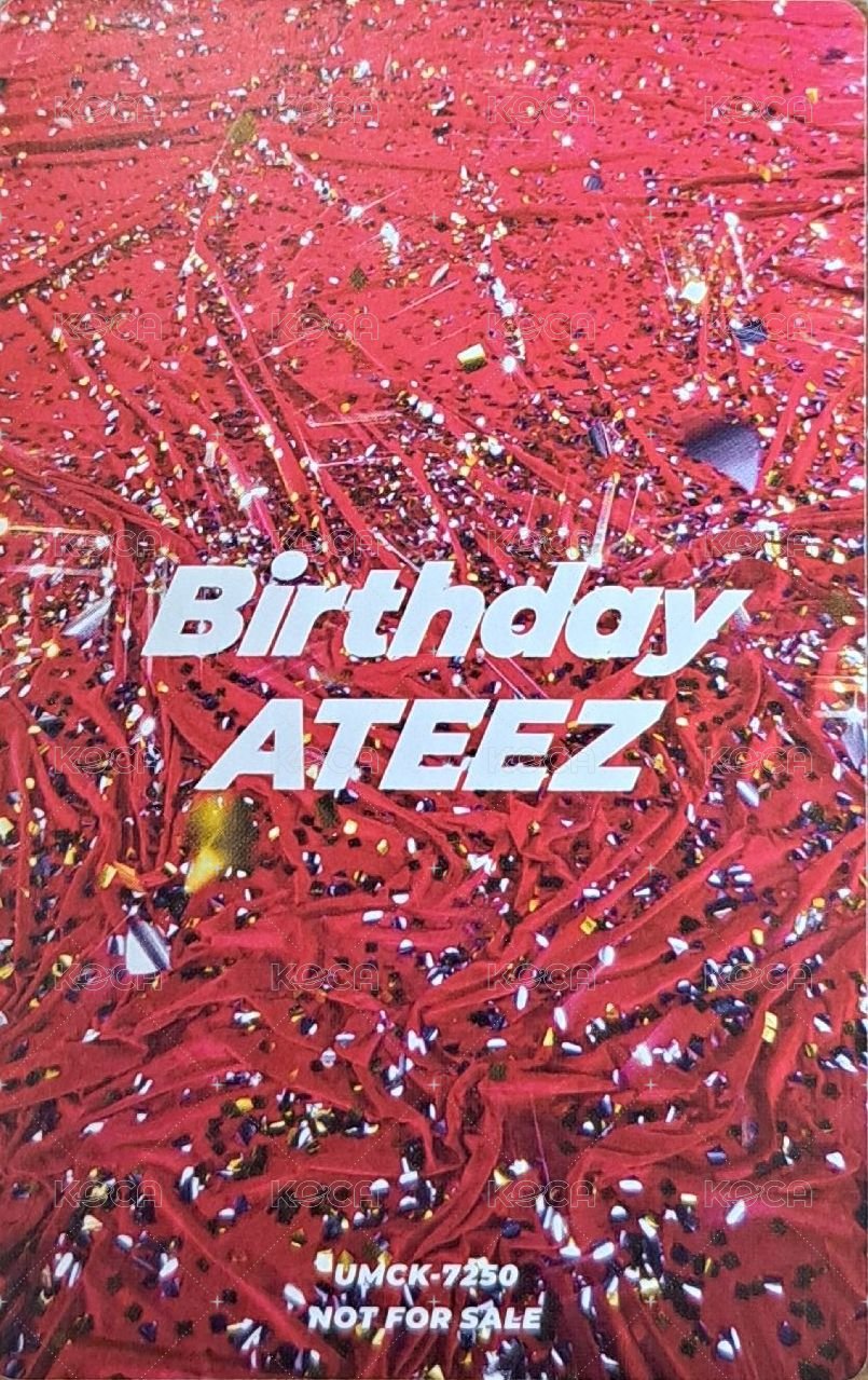 Birthday 專輯卡 初回盤A 背面