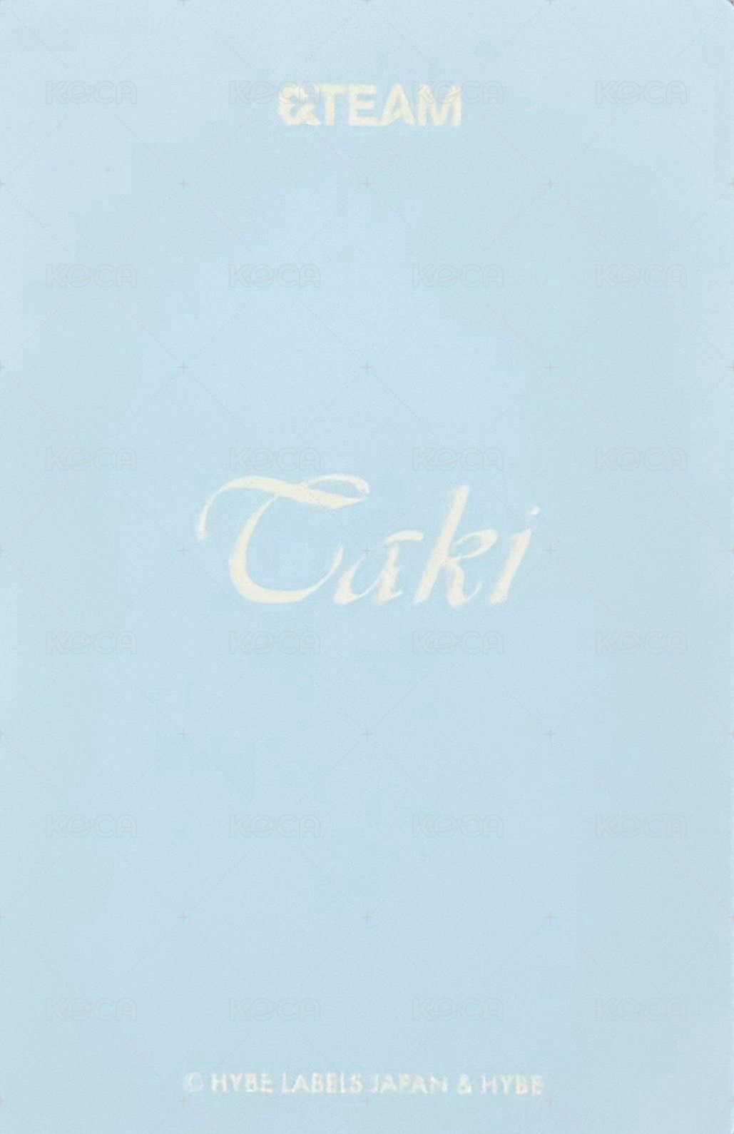 雪明 隨機卡  背面