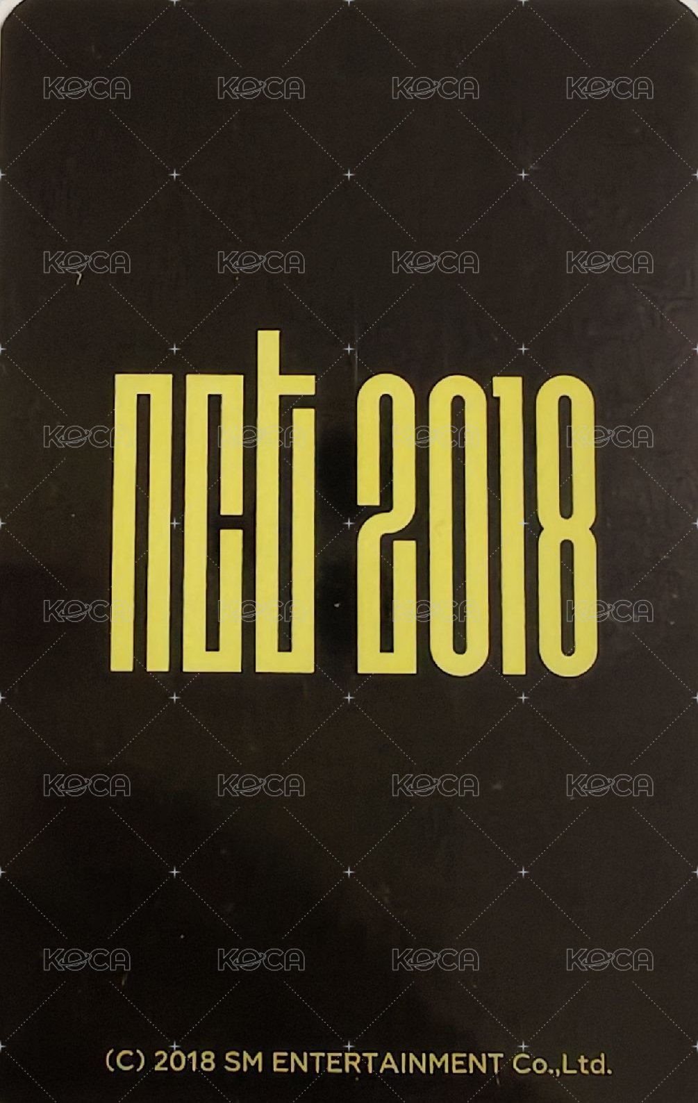 2018大隊 周邊卡 卡冊卡 背面