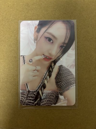 IVE 安宥真 SWITCH 船特 單封 特典卡 