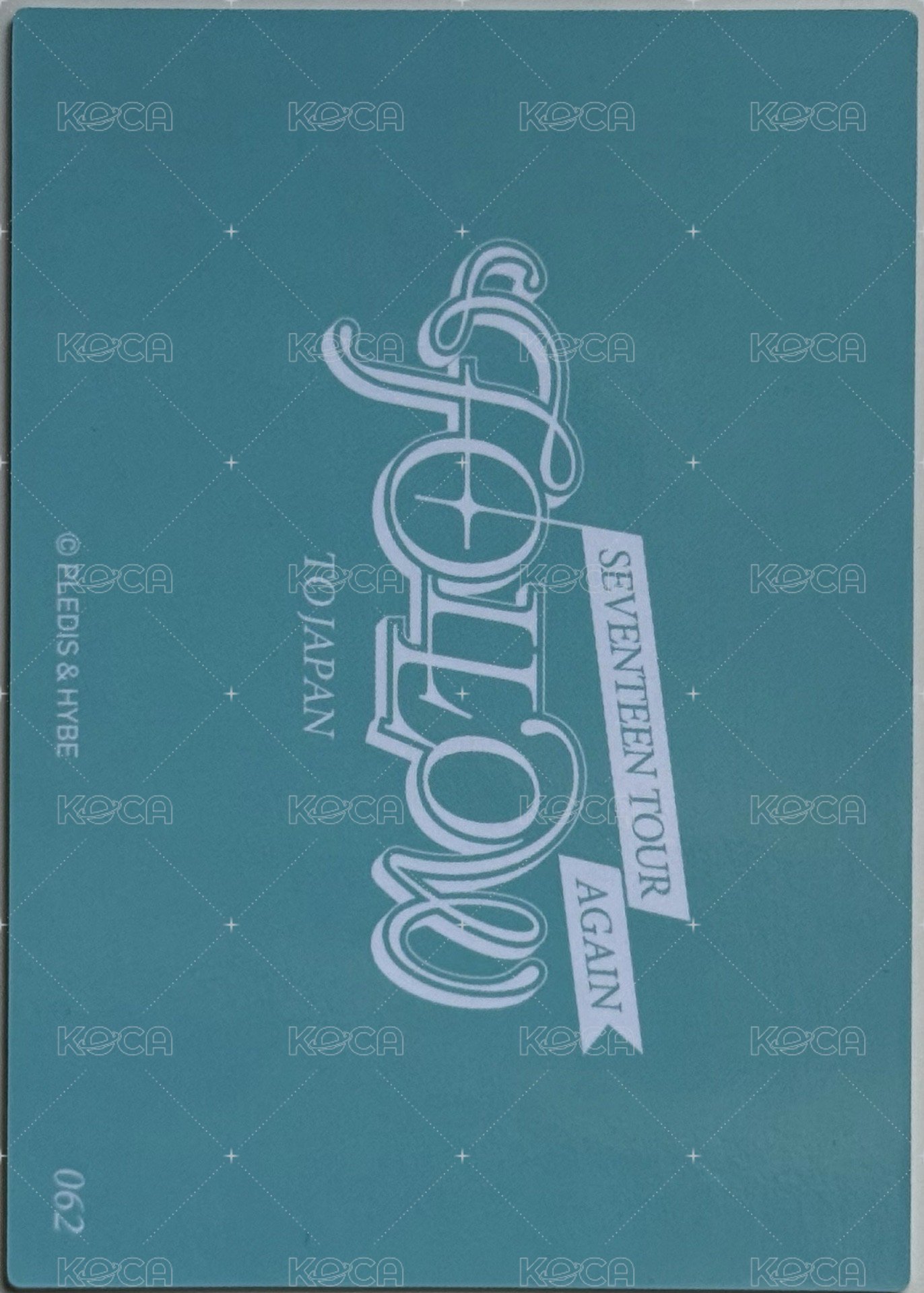 FOLLOW AGAIN 隨機卡 日巡卡包 背面