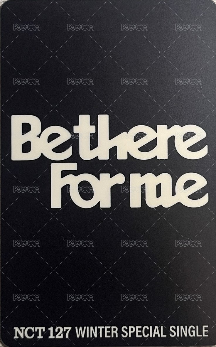 BTFM aw 特典卡  背面