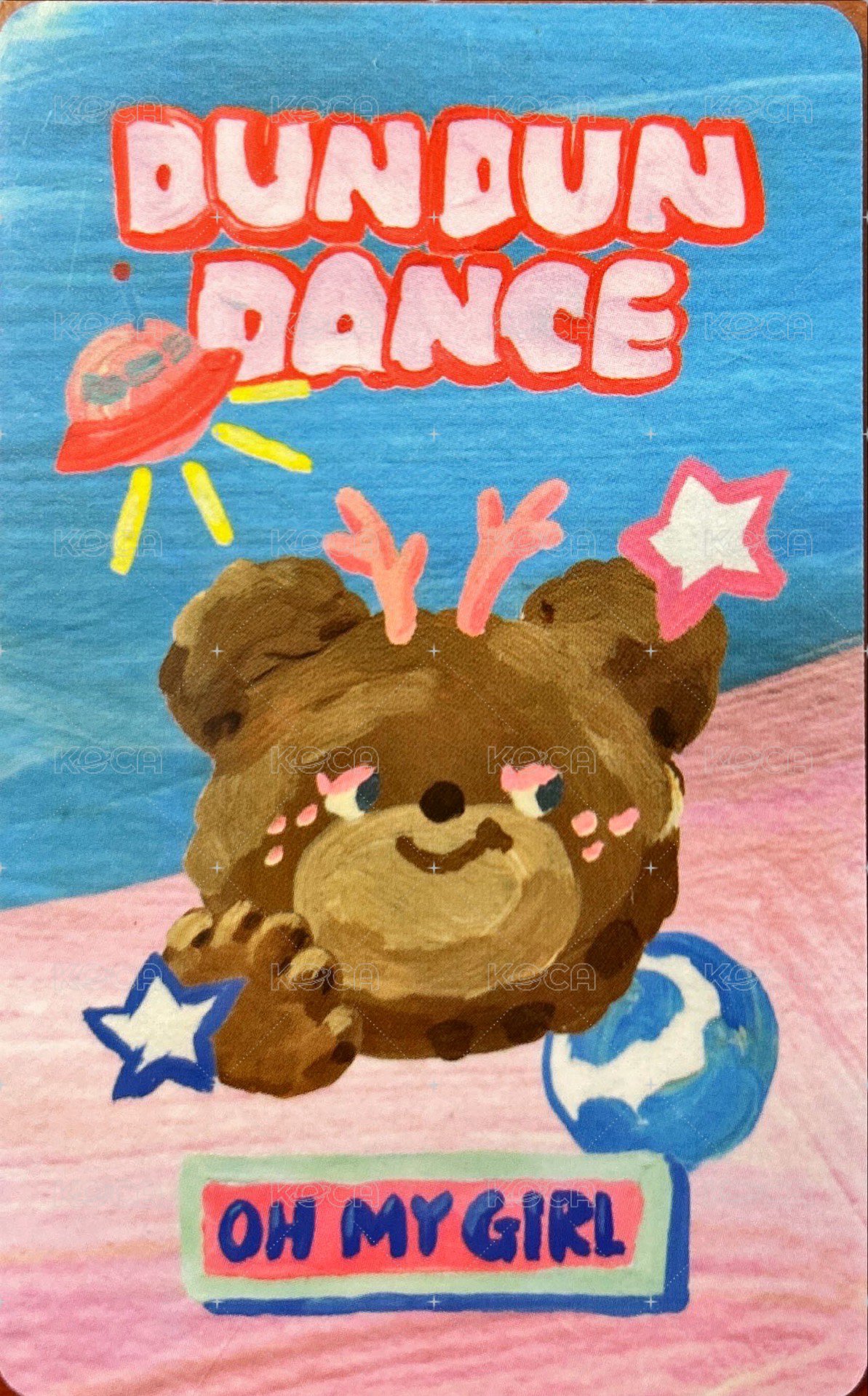 Dear OHMYGIRL 專輯卡  背面