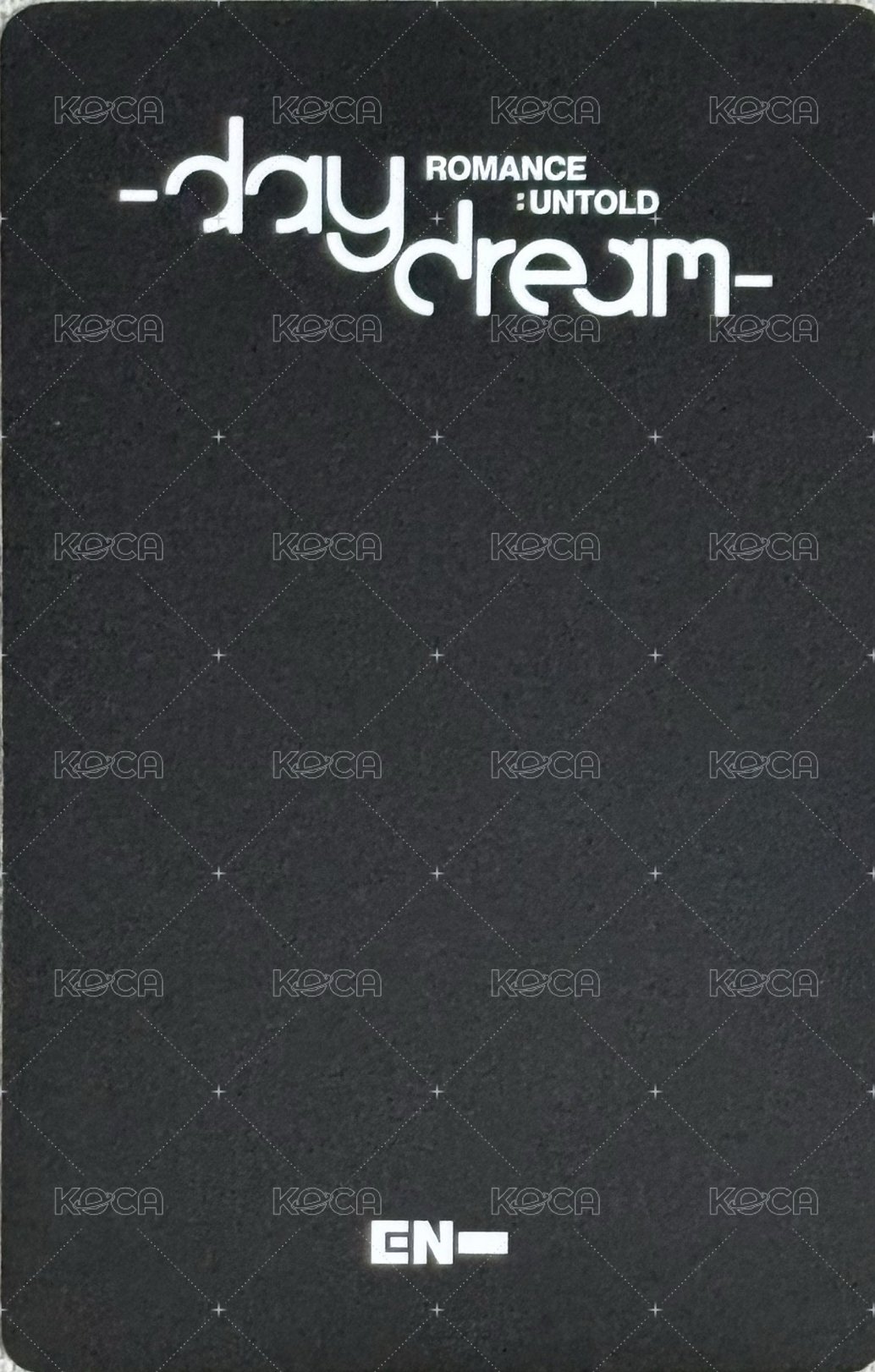 正二後續 yzy 4.0 特典卡  背面