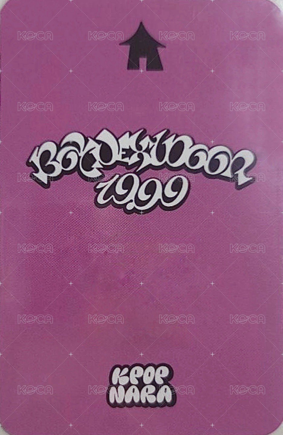 19.99 Kpop Nara 特典卡 1 背面