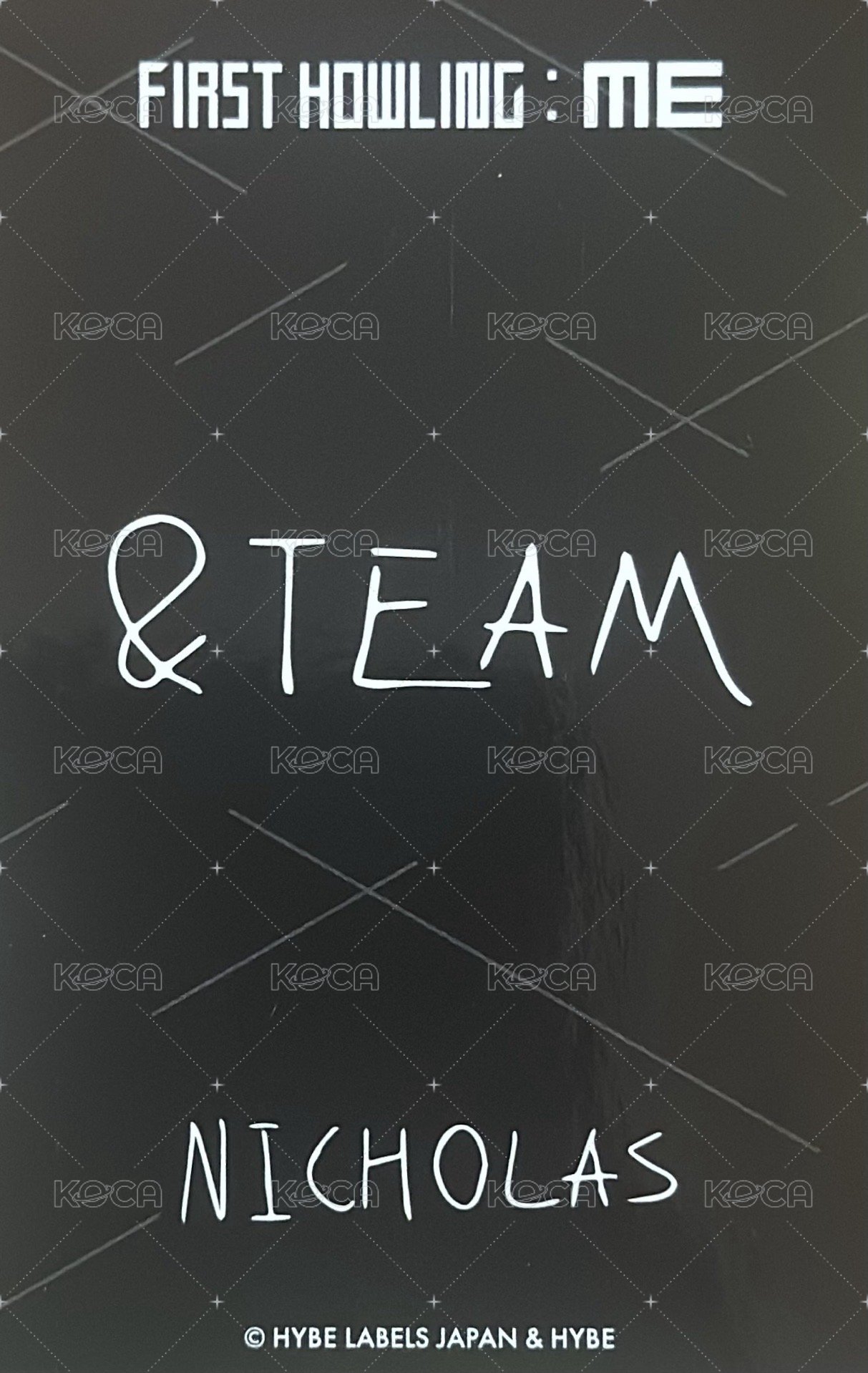 ME 隨機卡  背面