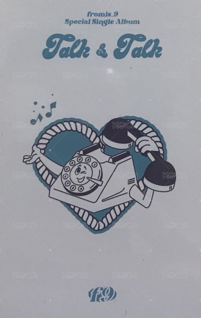 Talk & Talk 專輯卡  背面