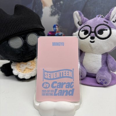 🐶玟奎MINGYU｜25‘克拉島｜入場卡 ｜ 場限卡｜25’克拉島粽｜CARAT ZONE