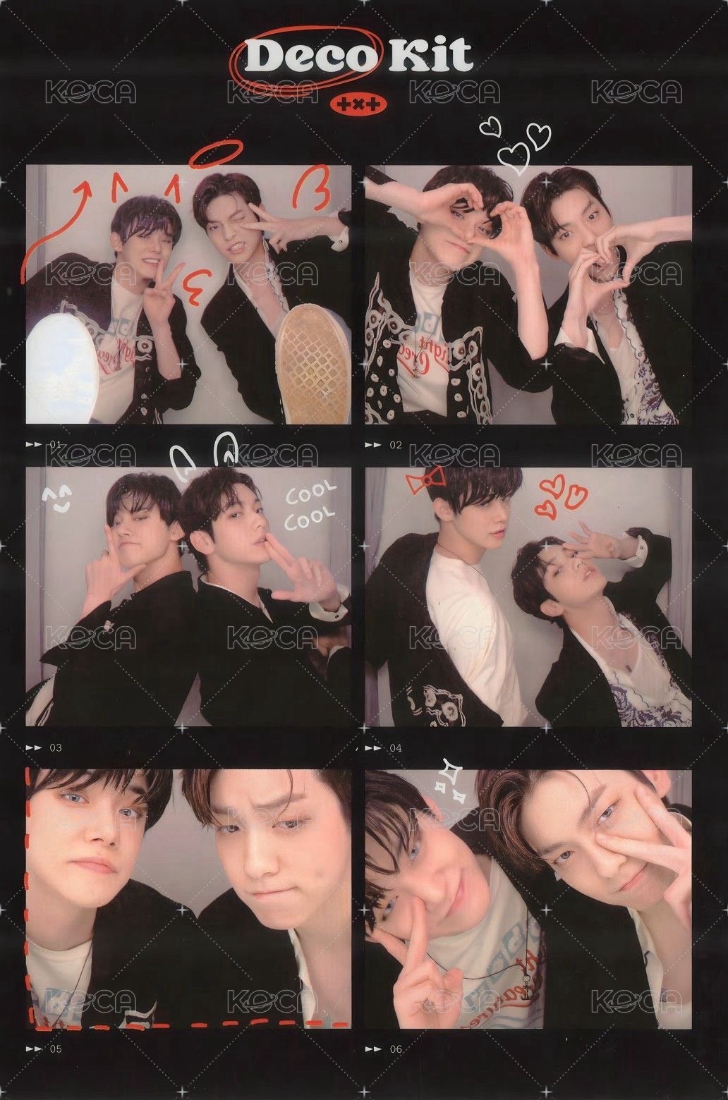 22 DECO KIT 人生四格卡  正面