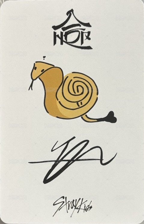 合(HOP) sr 簽售卡  背面