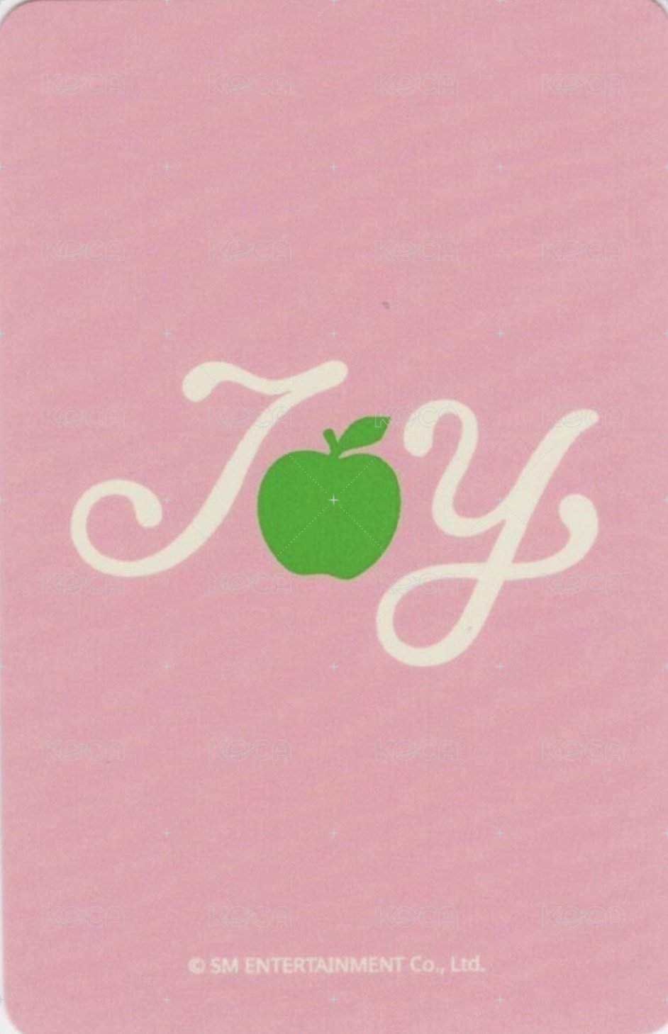 From JOY, with Love am 預售 特典卡  背面