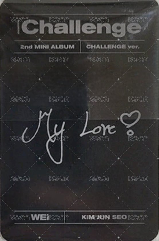 迷你二輯 專輯卡  背面