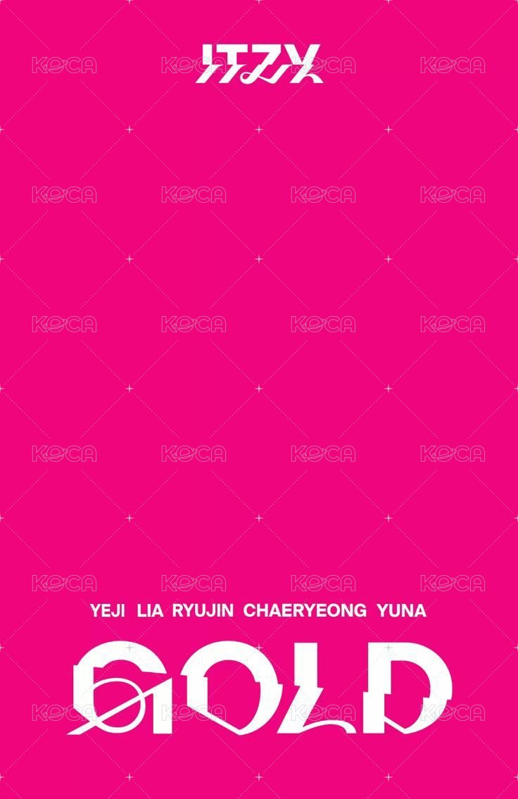 GOLD jyp 預售 特典卡  背面