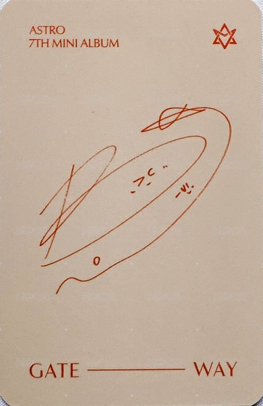 迷七 專輯卡 Time Traveler ver. 背面