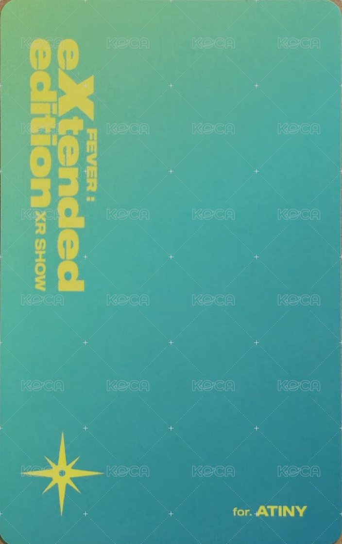 XR SHOW mmt 線上演唱會 直播卡  背面