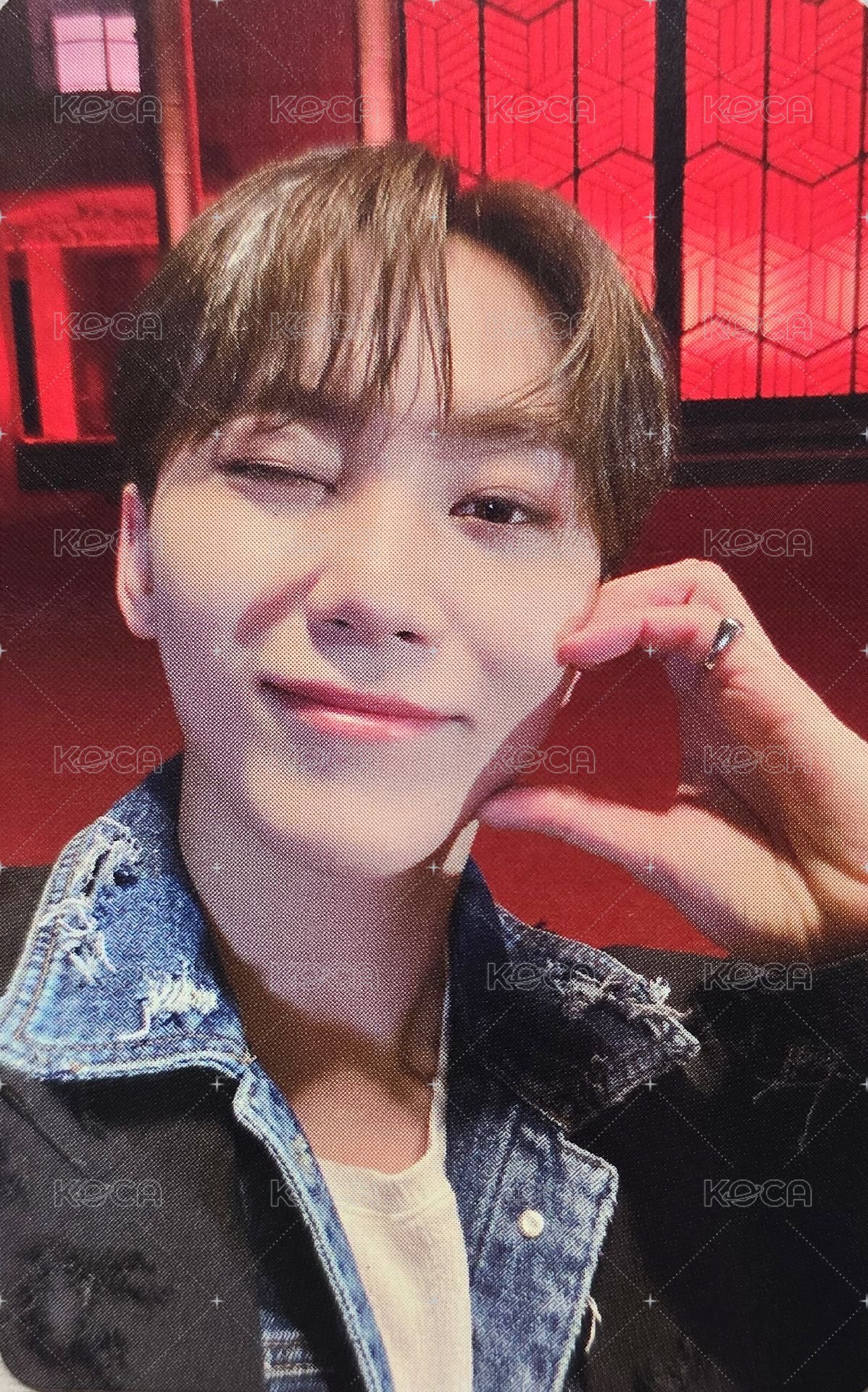 MINI10 wvs 簽售卡  正面