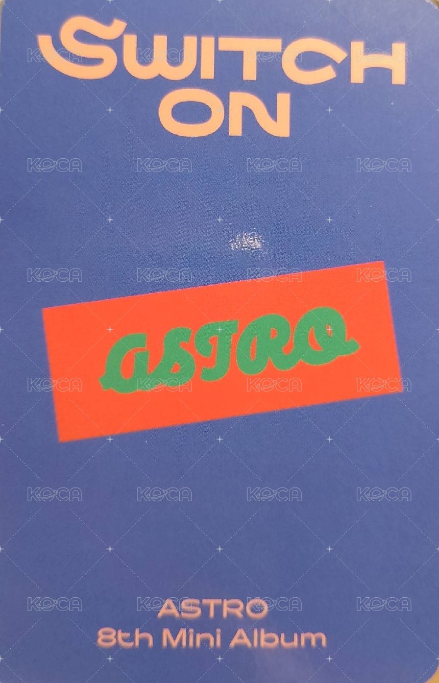 Mini8：Switch on  專輯卡 On ver. 背面