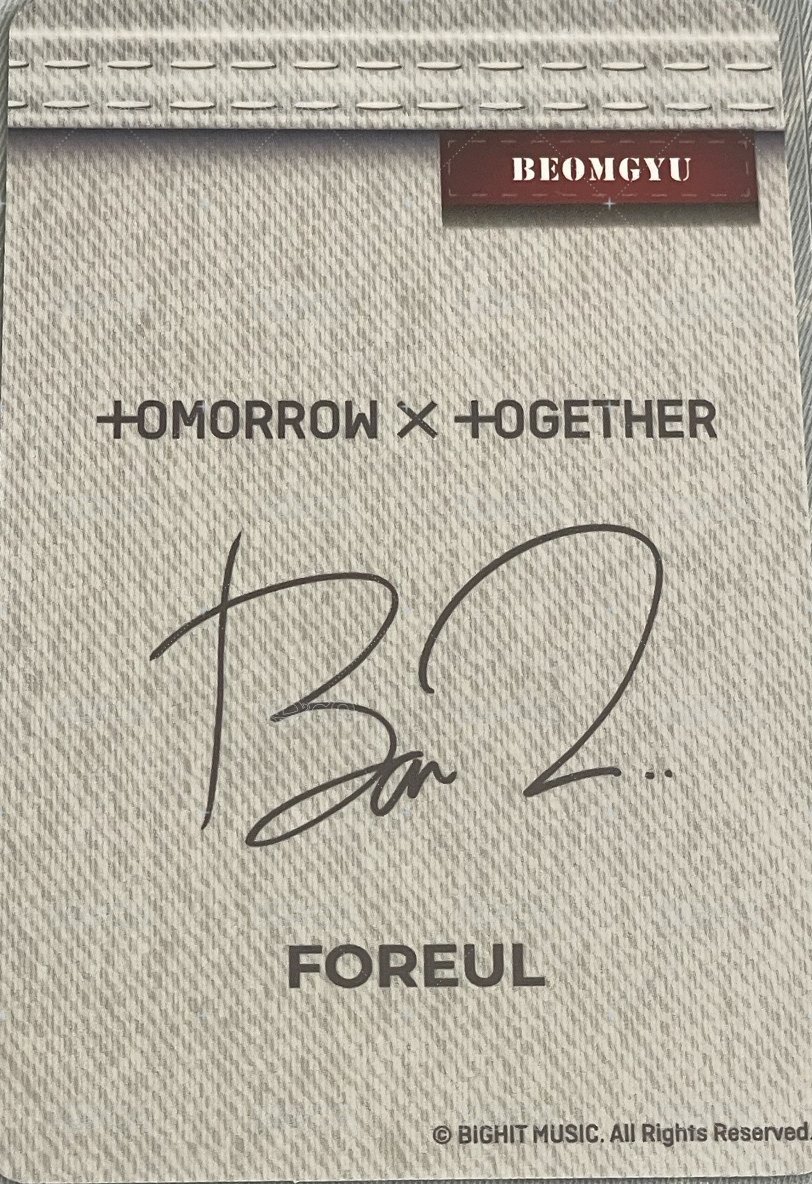 4OIN 代言卡  背面