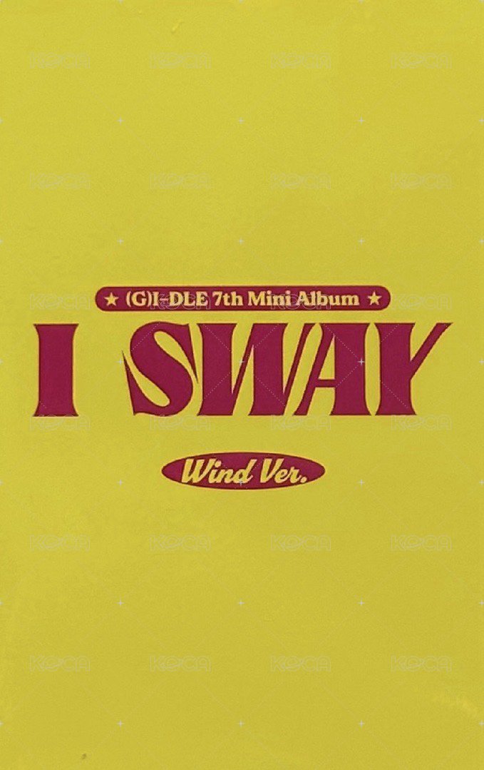I SWAY 專輯卡 i  sway wind版專卡-娟 背面
