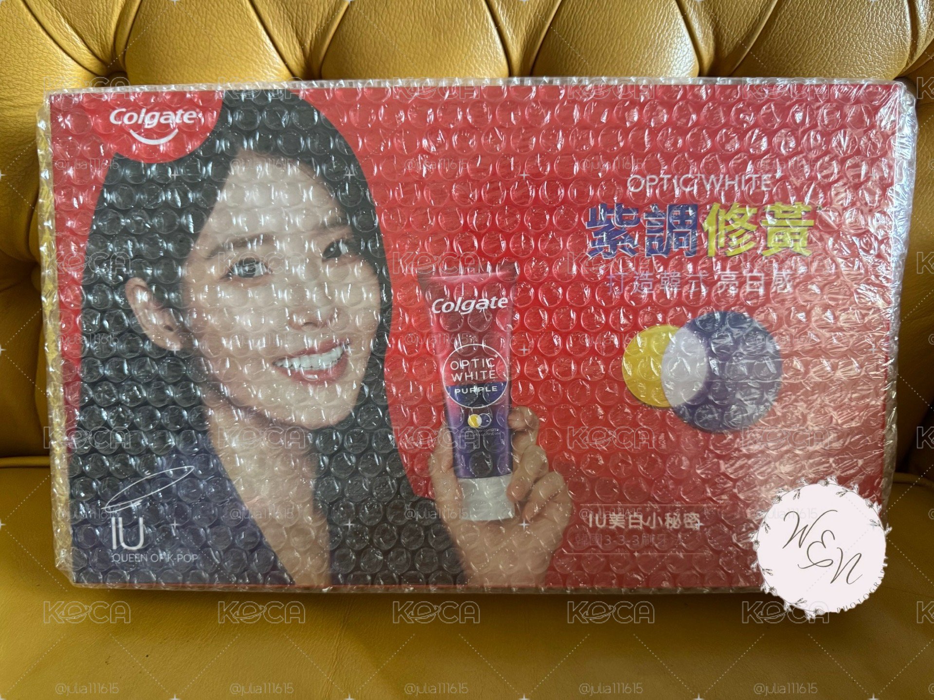IU 李知恩 香港高露潔禮盒組