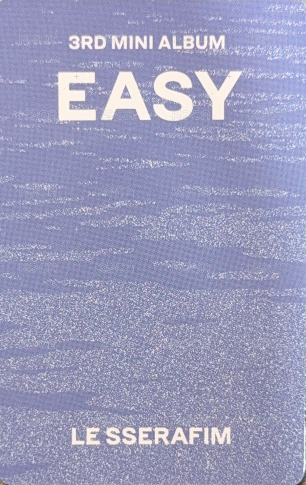 EASY yzy 幸運卡 5.0 相遇ver. 背面