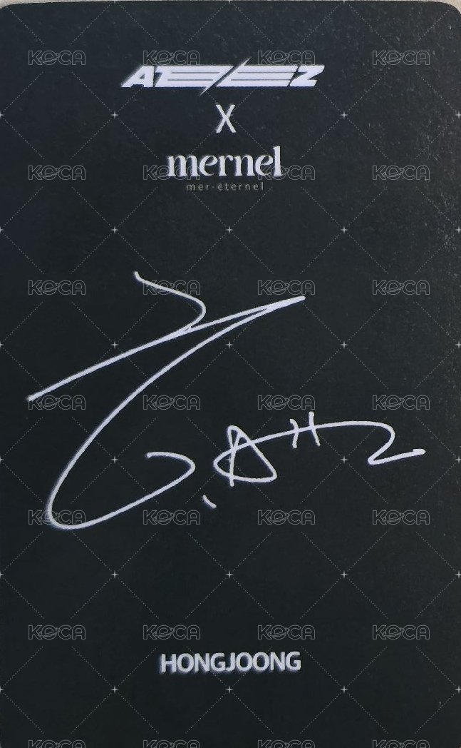 Mernel 5.0 代言卡  背面