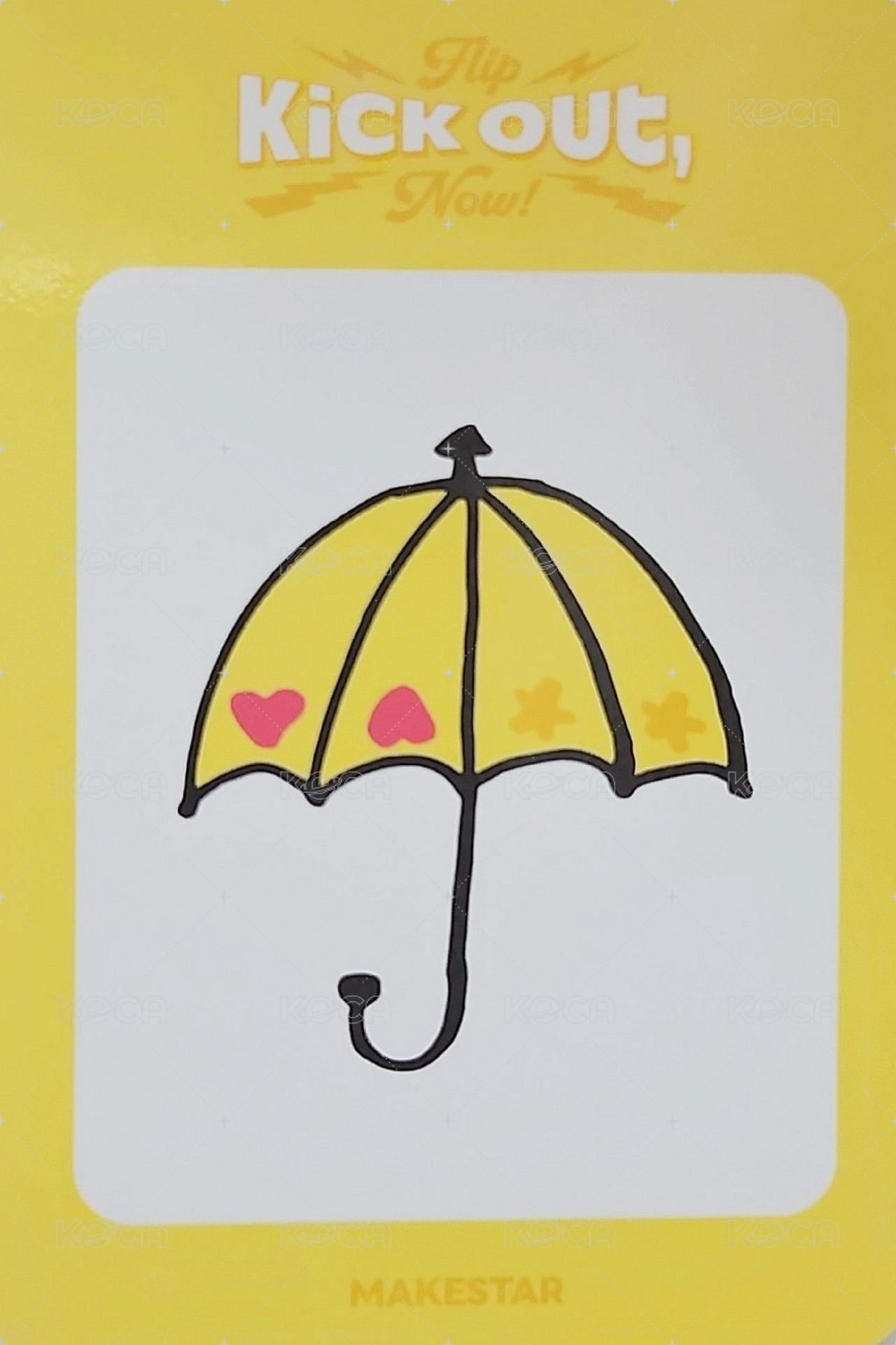 迷二 ms 5.0線下 簽售卡 雨衣ver. 背面