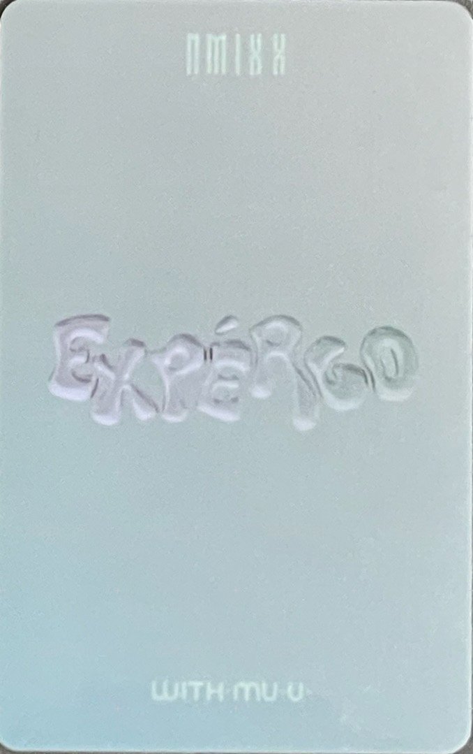 expérgo wm 幸運卡 耳機嫄 背面