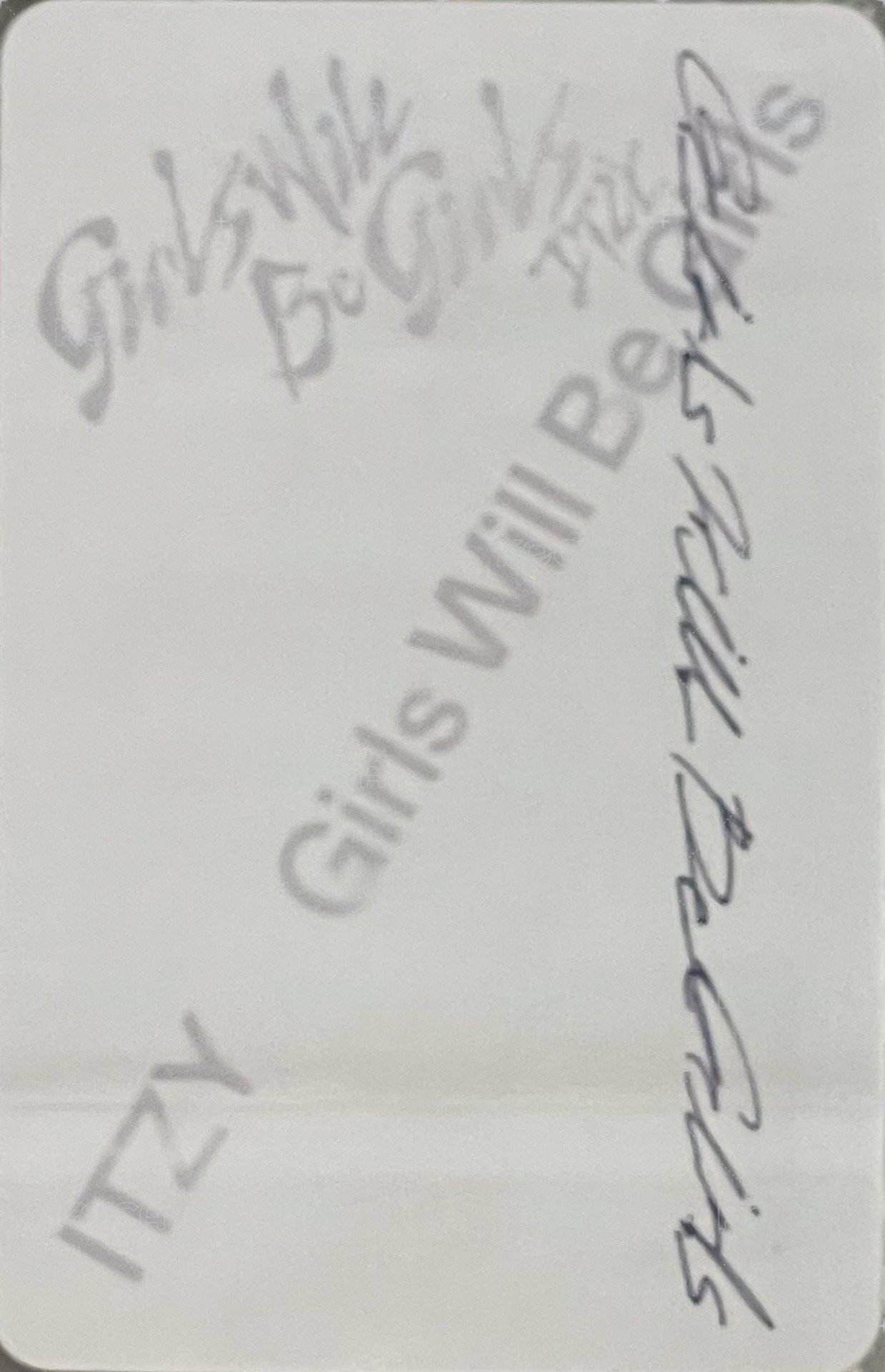 GWBG 專輯卡 特別版 預購禮 小卡組 背面