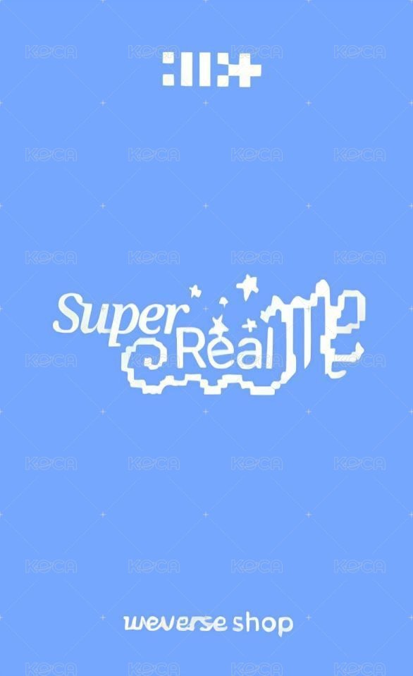 SUPER REAL ME wvs 預售B 特典卡  背面