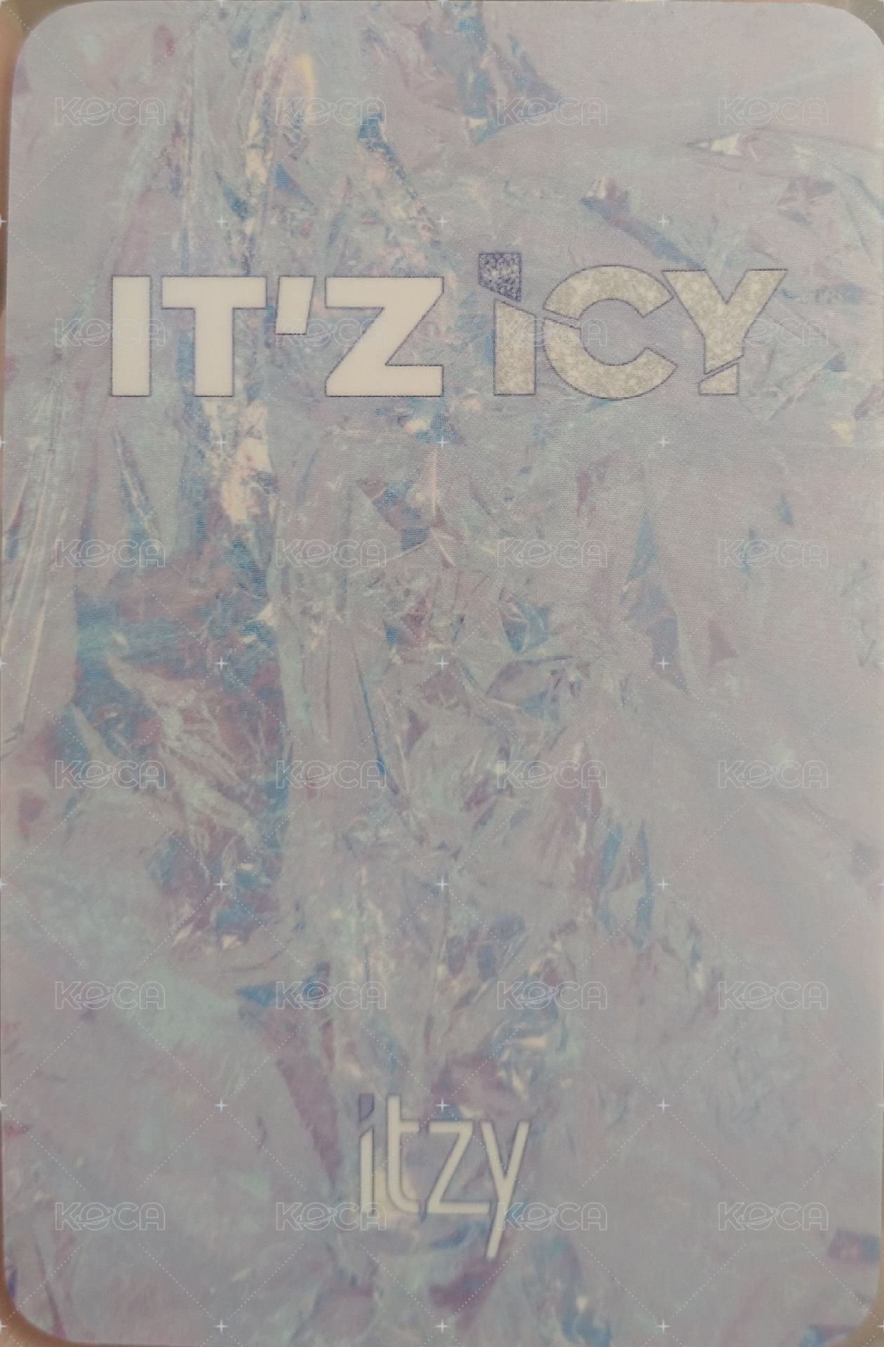 IT'z ICY 打歌卡 第二週 背面