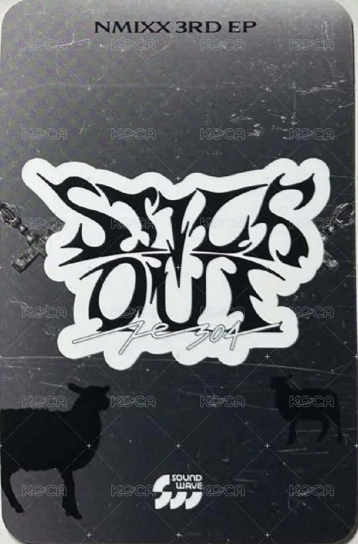 STICK OUT sw 線下 4.0 簽售卡 牛仔薛 背面