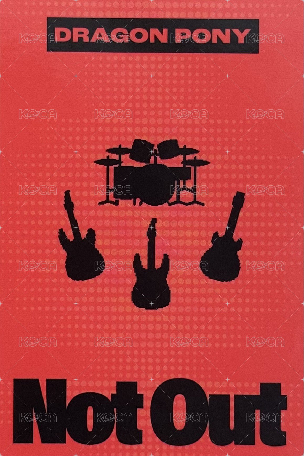 1st Concert ‘Not Out’ 隨機卡 MD 臉頰愛心 背面