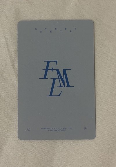 SEVENTEEN 迷10 FML mp 閃卡特典