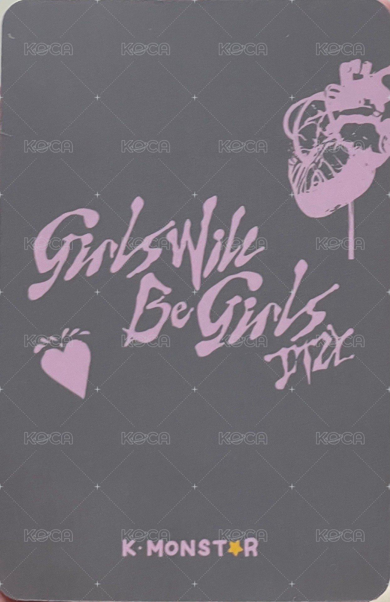 GWBG km 台北簽售 簽名卡  背面