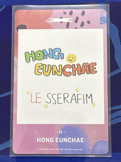 Lesserafim 恩採 日專隨機卡