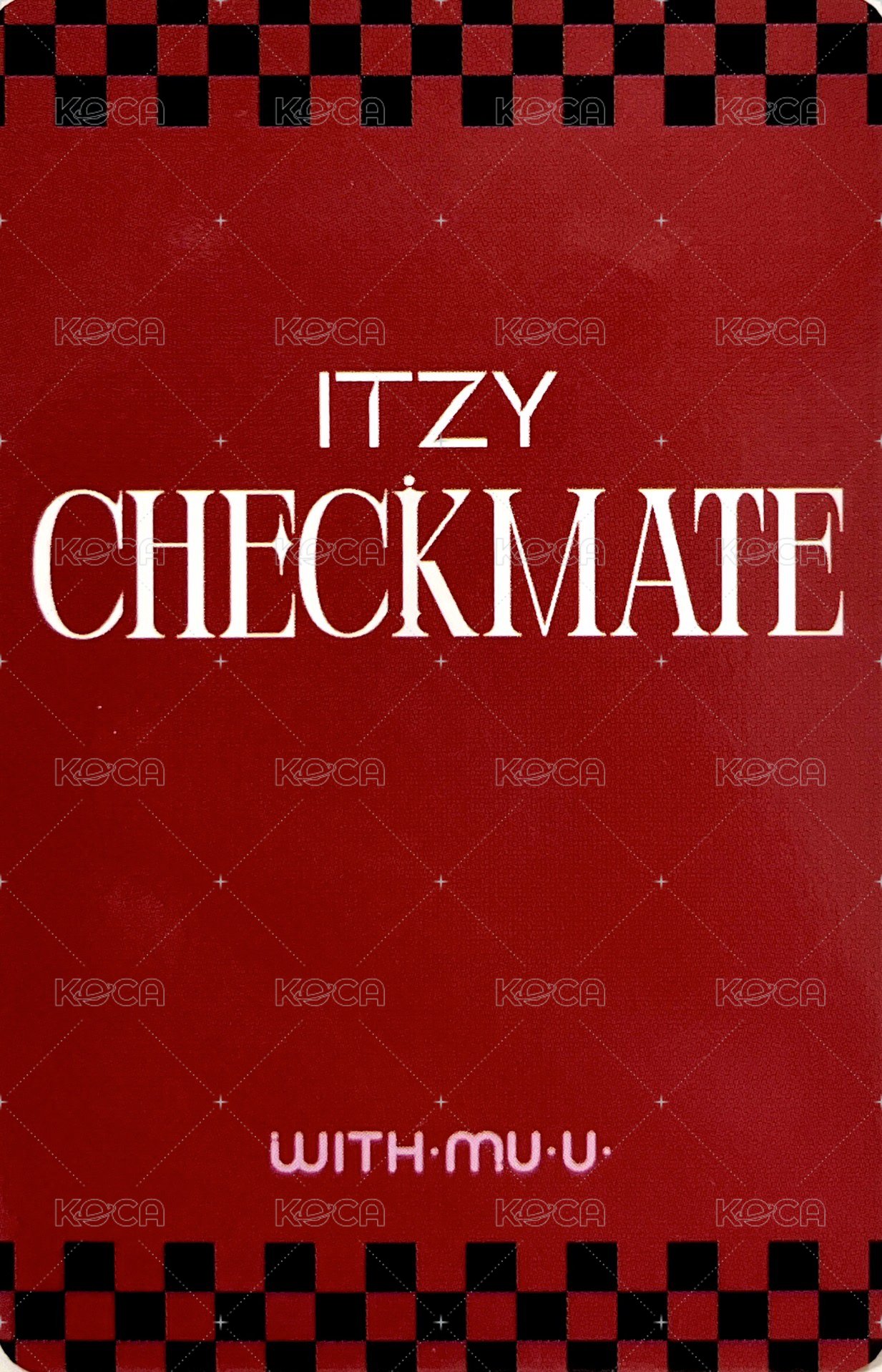 CHECKMATE wm 3.0 簽售卡  背面