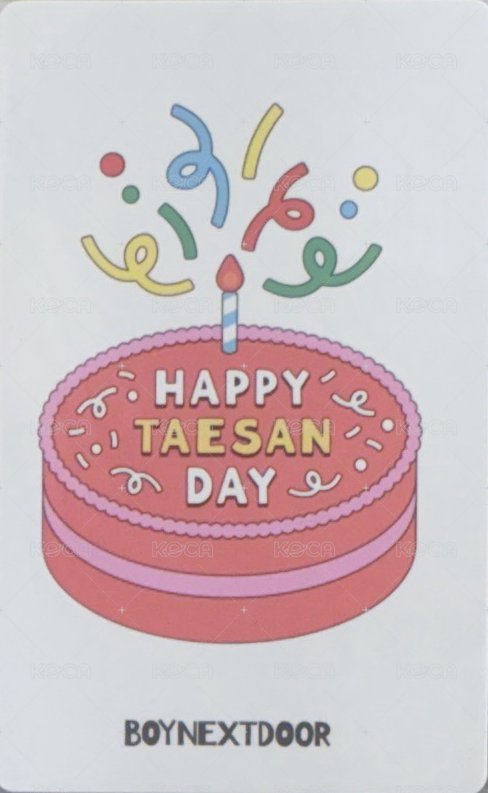 24生日 wvs 周邊卡 4 正臉 背面