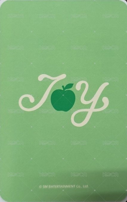 From JOY, with Love sw 特典卡  背面