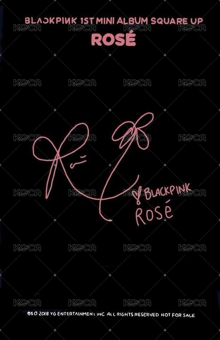 Square Up 專輯卡 Black ver.1 背面