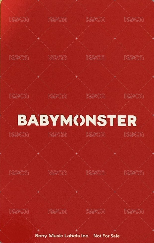 BABYMONS7ER 塔店 2.0 特典卡  背面