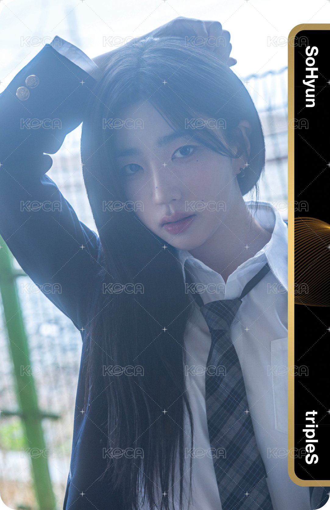 <ASSEMBLE25> 專輯卡 SoHyun 校服OMA 正面