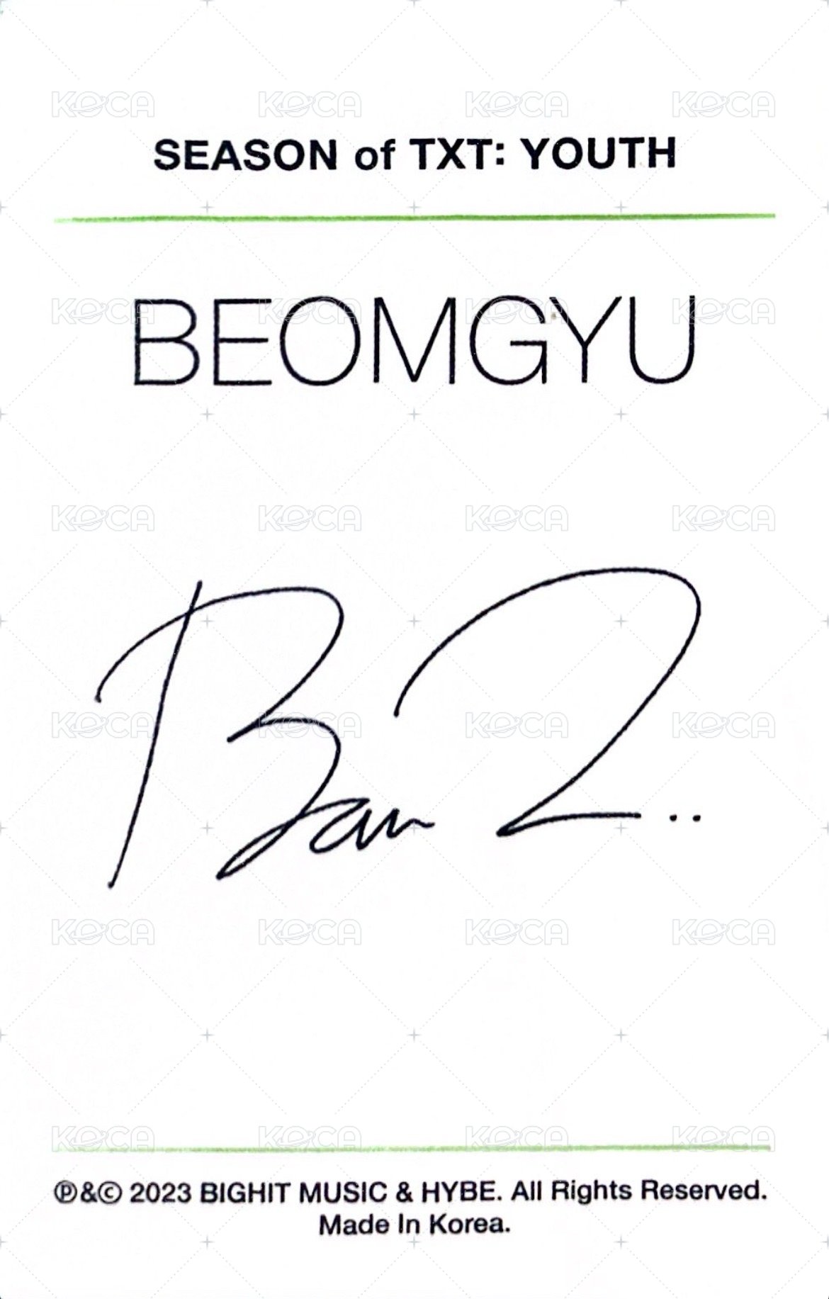 23夏寫 周邊卡 糰子 背面