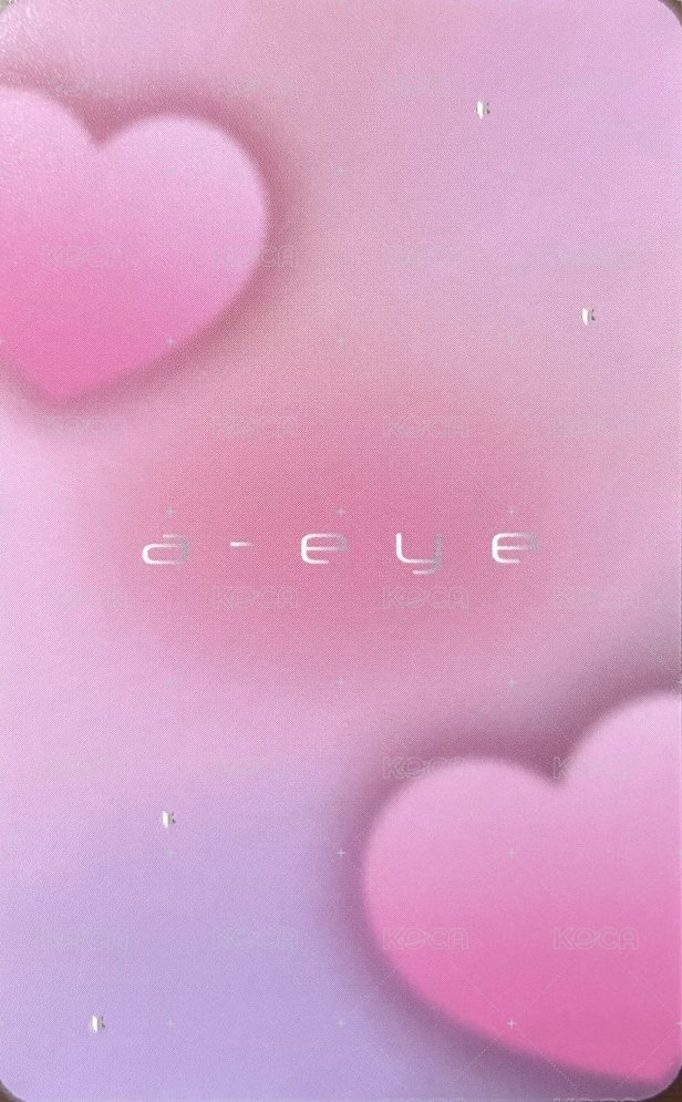 代言卡 日本美瞳冬 背面