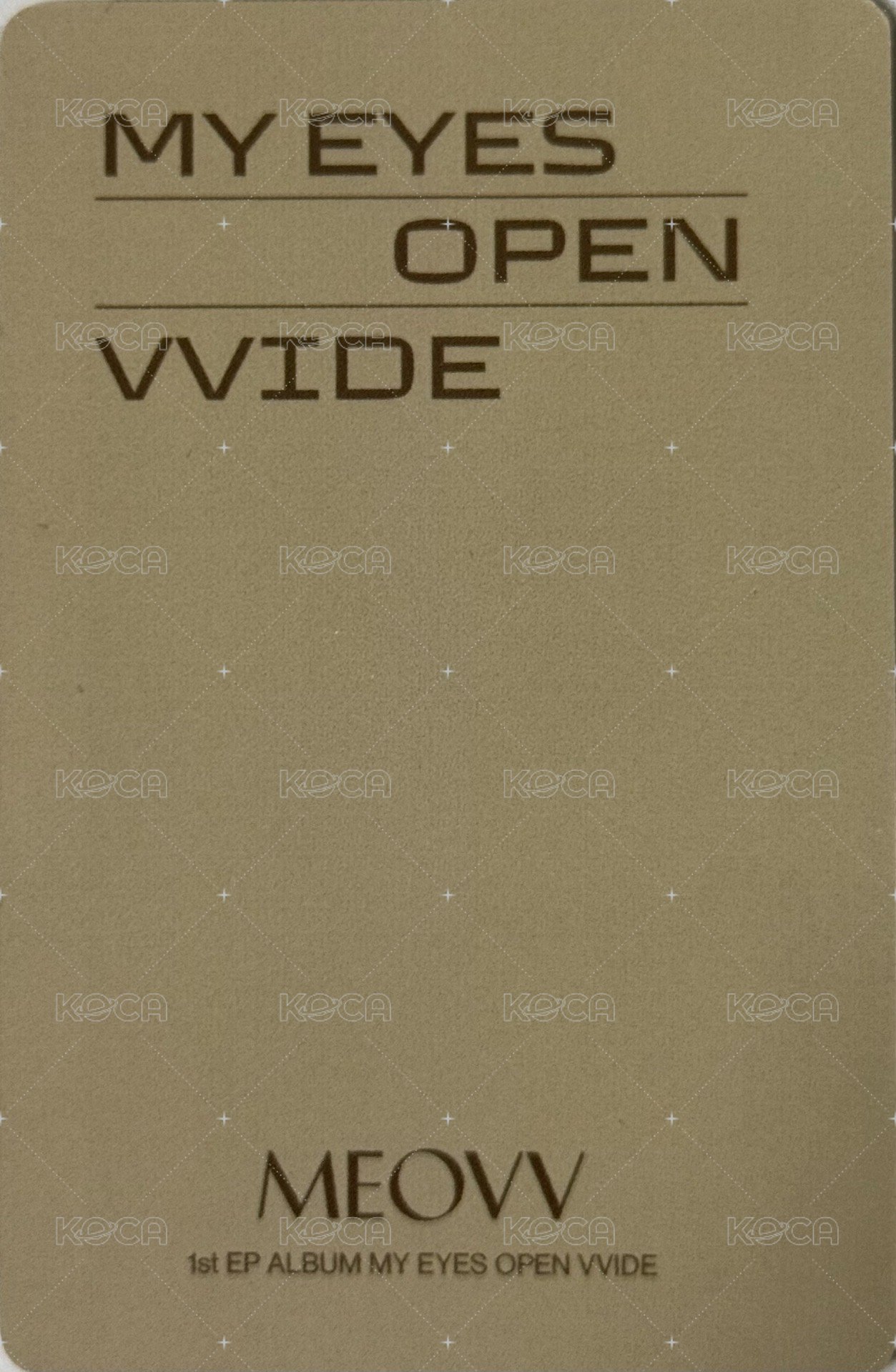 yzy 北京簽售 中簽 抽選卡  背面