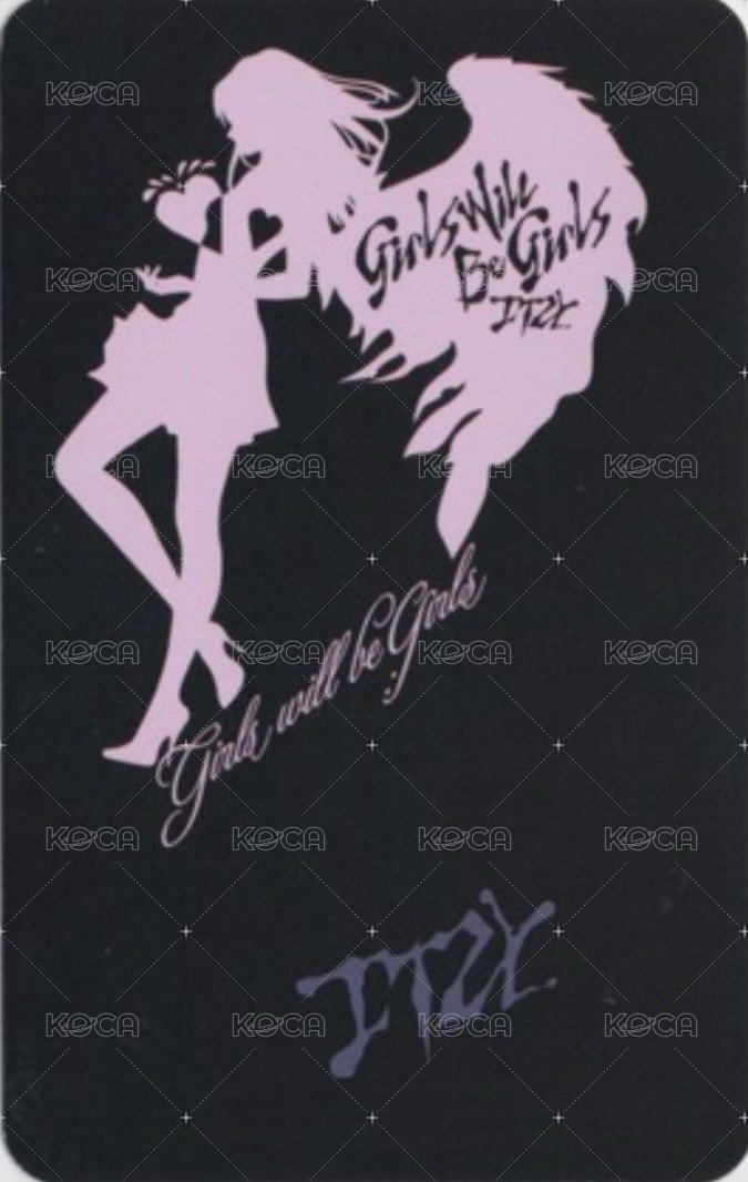 GWBG jyp 預售 特典卡 花絮卡 背面