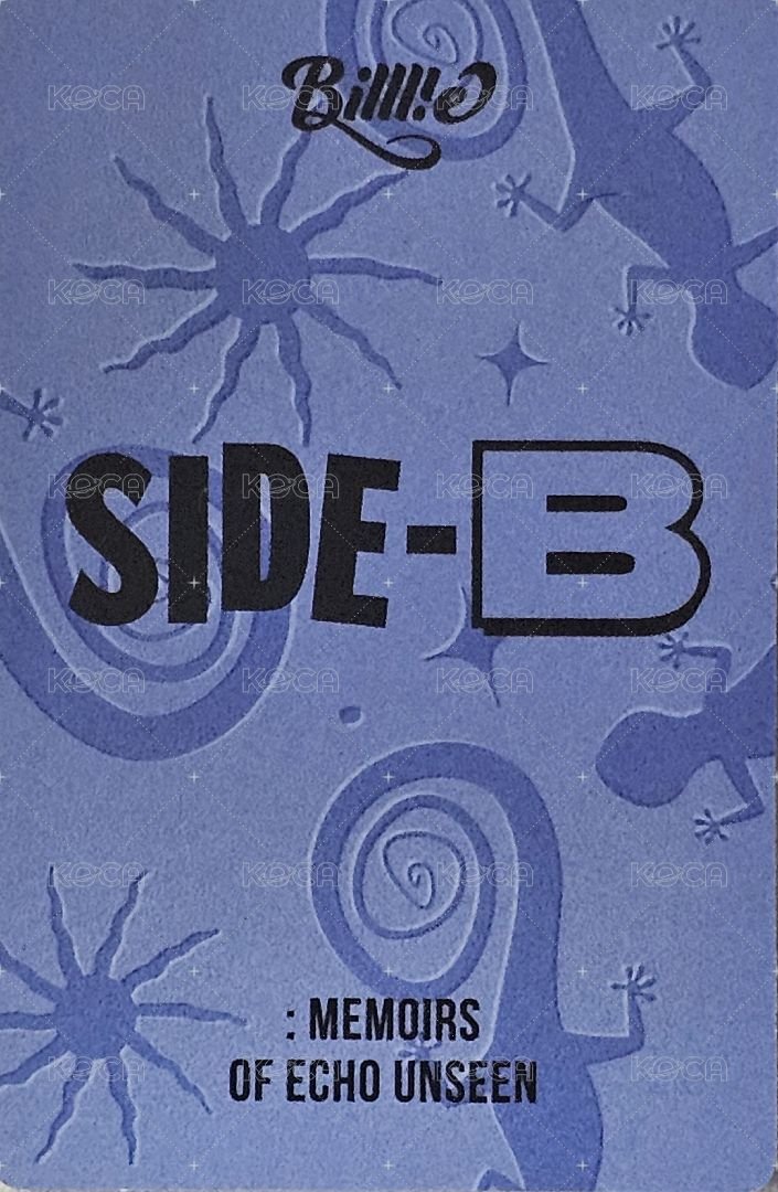 side-B 專輯卡  背面