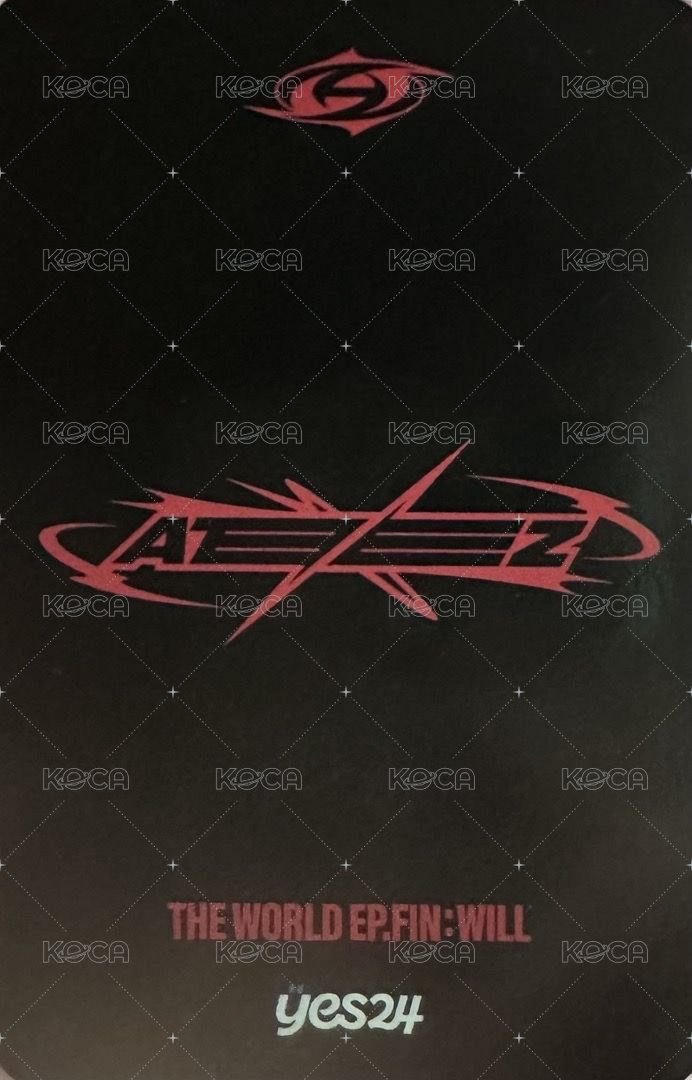 Will yes24 特典卡  背面