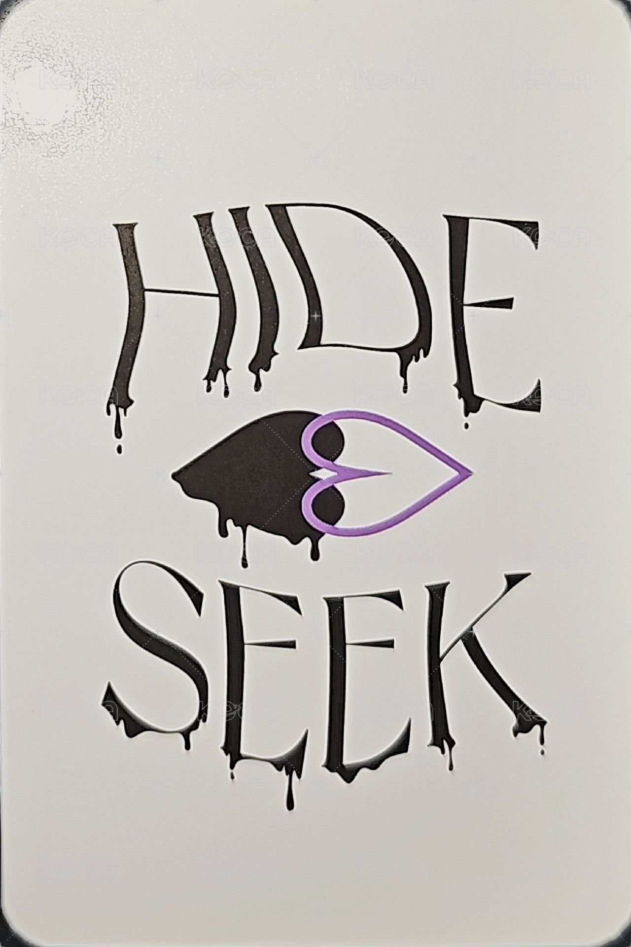 Hide & Seek mk 1.0 特典卡  背面